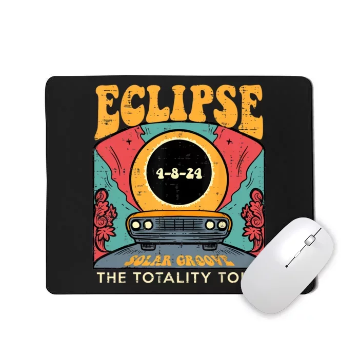 Eclipse Solar Groove Totality Retro 4.8.24 Mousepad