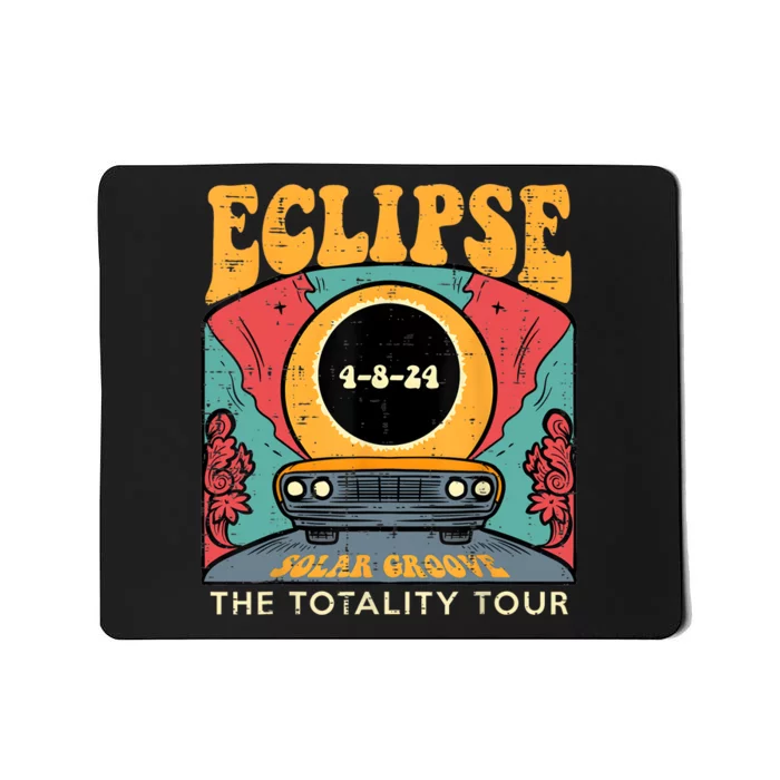 Eclipse Solar Groove Totality Retro 4.8.24 Mousepad