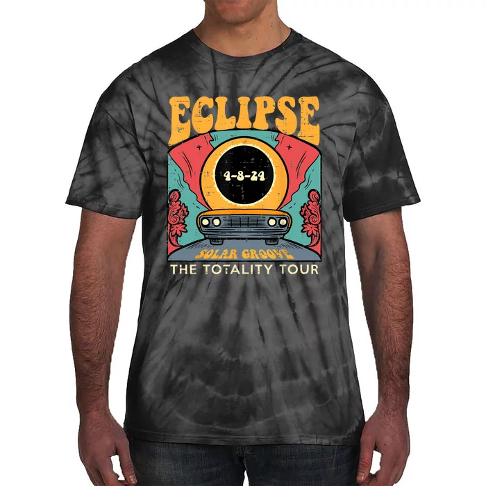 Eclipse Solar Groove Totality Retro 4.8.24 Tie-Dye T-Shirt