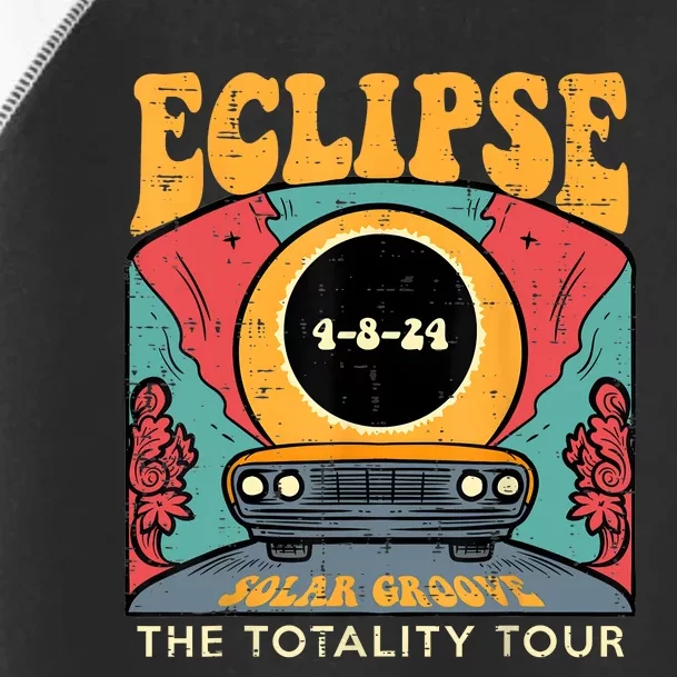 Eclipse Solar Groove Totality Retro 4.8.24 Toddler Fine Jersey T-Shirt