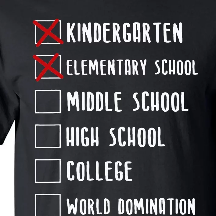 Elementary School Graduation Middle School Tall T-Shirt