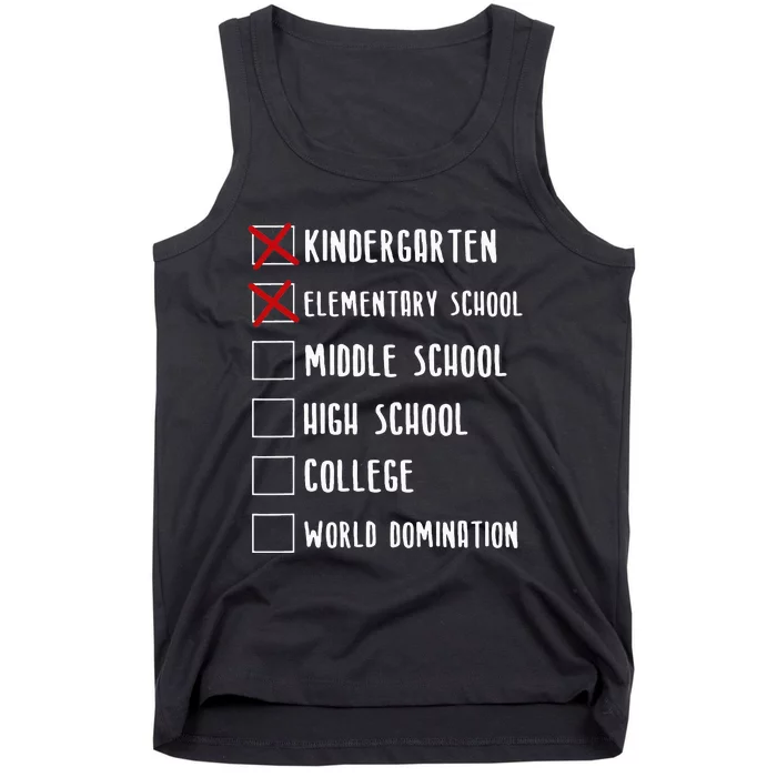 Elementary School Graduation Middle School Tank Top