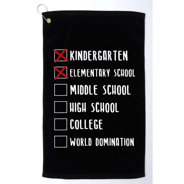 Elementary School Graduation Middle School Platinum Collection Golf Towel