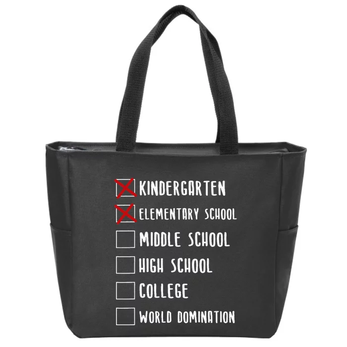 Elementary School Graduation Middle School Zip Tote Bag