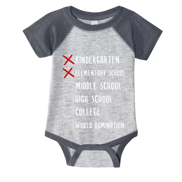 Elementary School Graduation Middle School Infant Baby Jersey Bodysuit