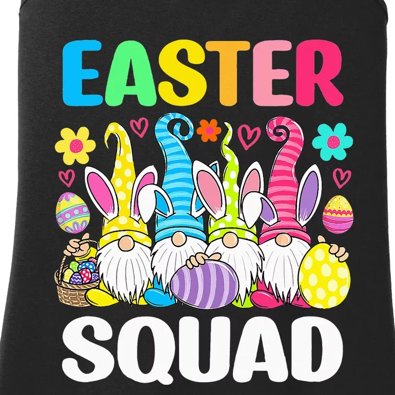 Easter Squad Gnome Easter Bunny Egg Hunting Ladies Essential Tank