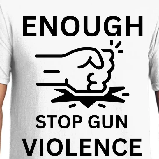 Enough Stop Gun Violence Texas Fist Pajama Set