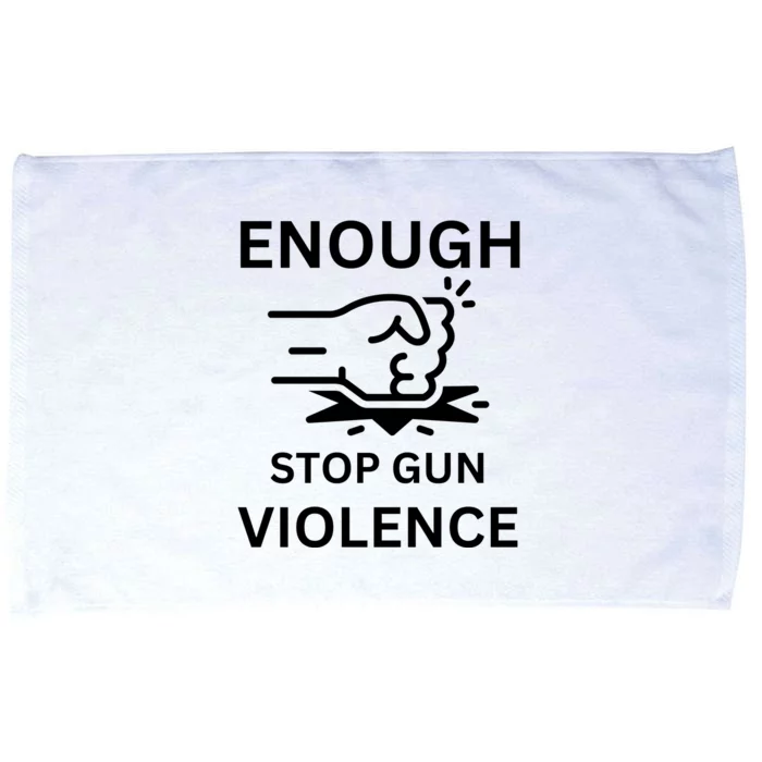 Enough Stop Gun Violence Texas Fist Microfiber Hand Towel