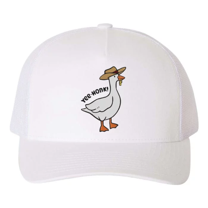 Embroidered Silly Goose Yeehonk Yupoong Adult 5-Panel Trucker Hat