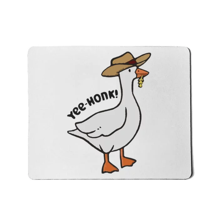 Embroidered Silly Goose Yeehonk Mousepad