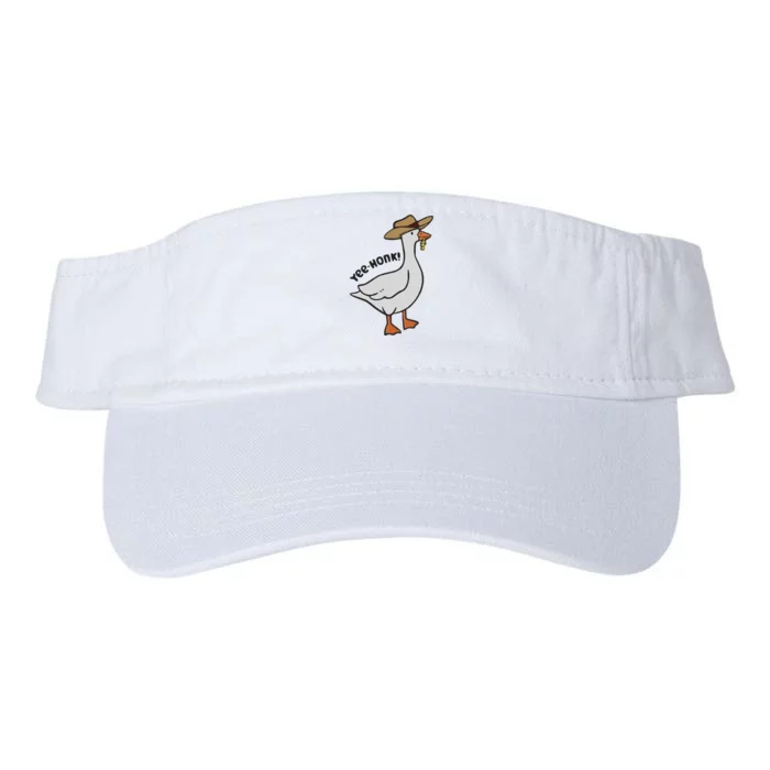 Embroidered Silly Goose Yeehonk Valucap Bio-Washed Visor