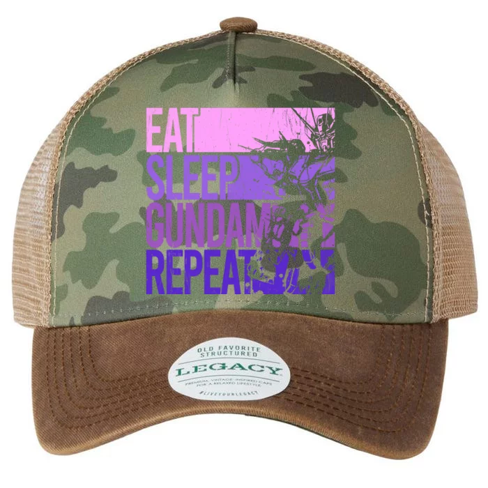 Eat Sleep Gundam Repeat, Funny Gundam, Funny Anime, Funny Manga Legacy Tie Dye Trucker Hat