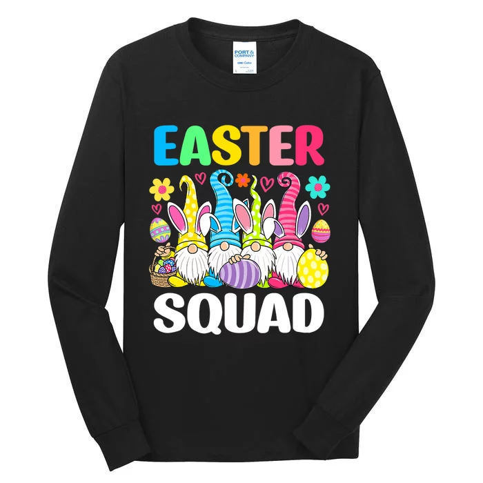 Easter Squad Gnome Family Matching Easter Bunny Egg Hunting Tall Long Sleeve T-Shirt