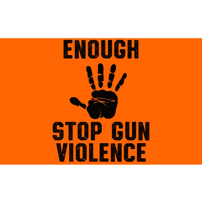 Enough! Stop Gun Violence End Gun Violence Bumper Sticker