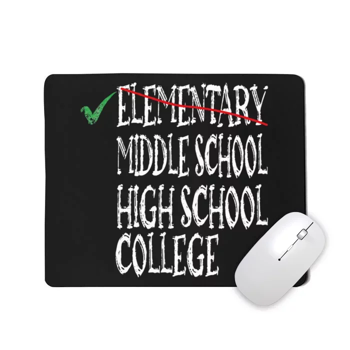 Elementary School Graduation 6th Grade Graduation Mousepad