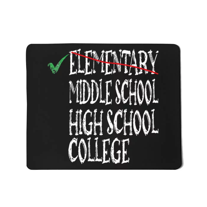 Elementary School Graduation 6th Grade Graduation Mousepad