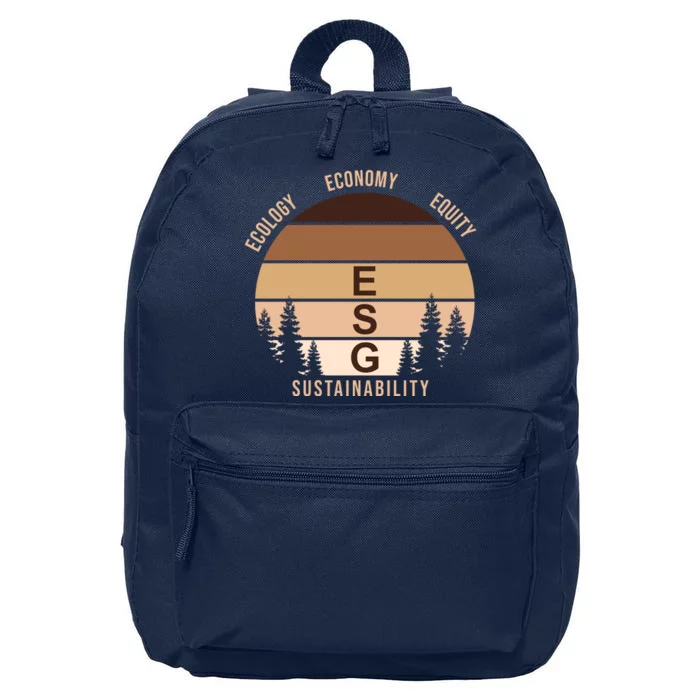 Environment Social Governance Retro ESG 16 in Basic Backpack