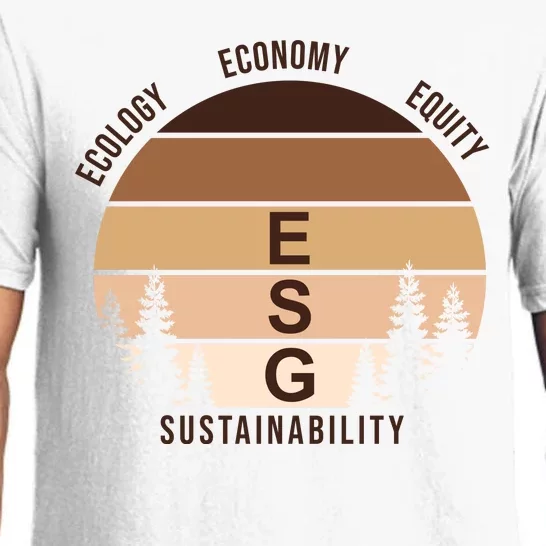 Environment Social Governance Retro ESG Pajama Set