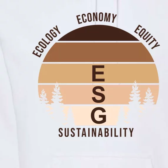 Environment Social Governance Retro ESG Premium Hoodie