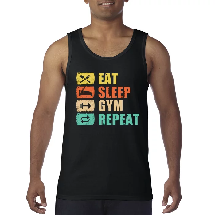 Eat Sleep Gym Repeat Tank Top