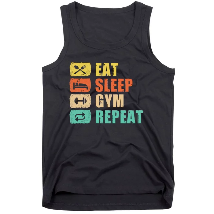 Eat Sleep Gym Repeat Tank Top