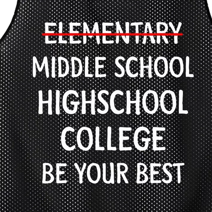 Elementary School Graduation 6th Grade Graduate Mesh Reversible Basketball Jersey Tank