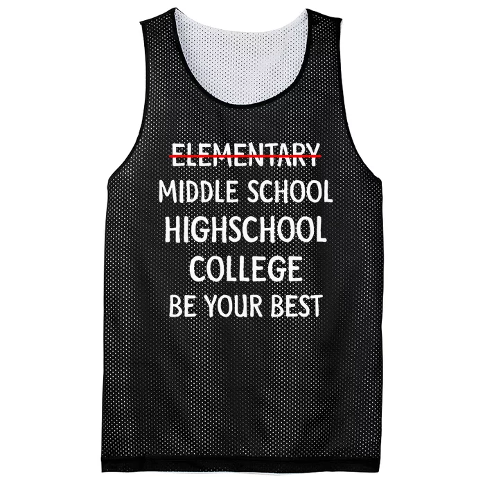 Elementary School Graduation 6th Grade Graduate Mesh Reversible Basketball Jersey Tank