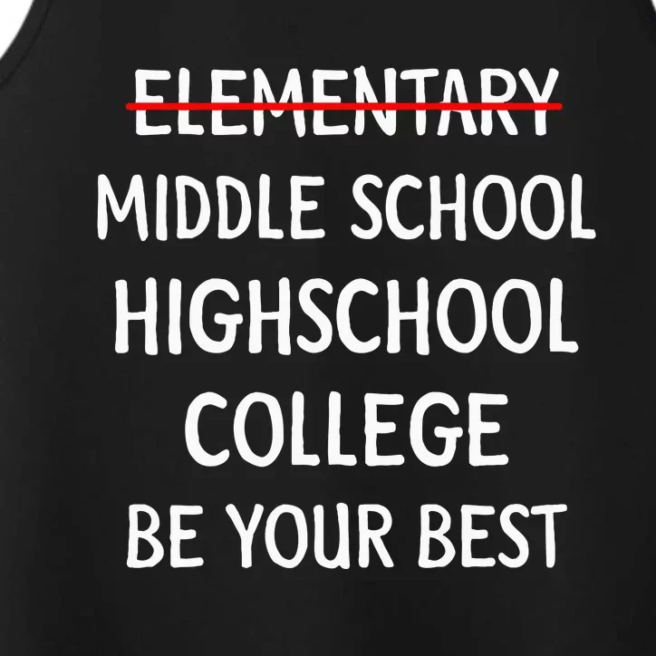 Elementary School Graduation 6th Grade Graduate Performance Tank