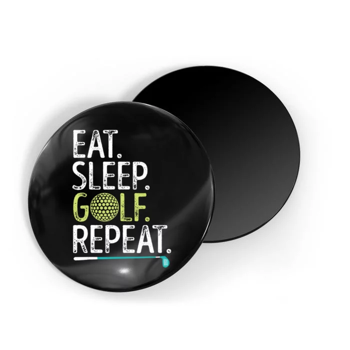 Eat Sleep Golf Repeat Golfing Golfer Funny  Wo Sports Magnet