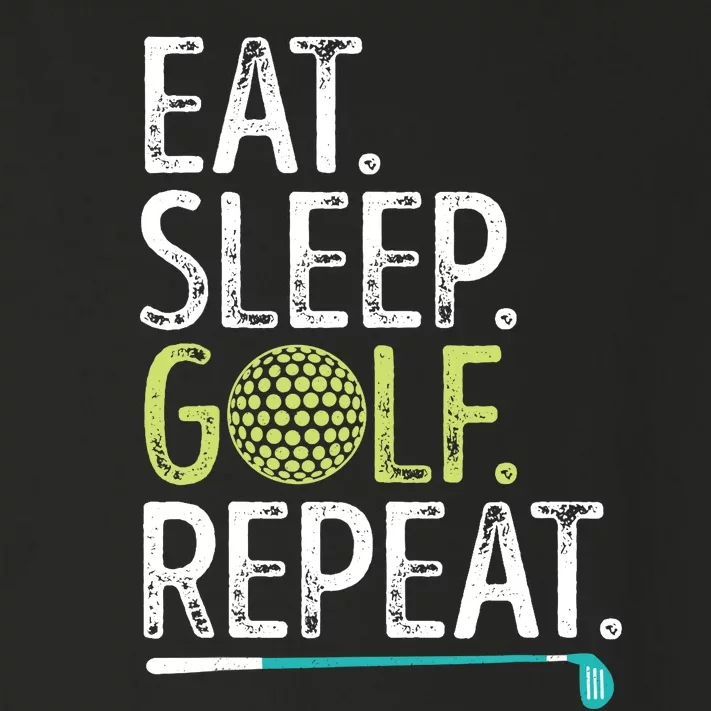 Eat Sleep Golf Repeat Golfing Golfer Funny  Wo Sports Toddler Long Sleeve Shirt