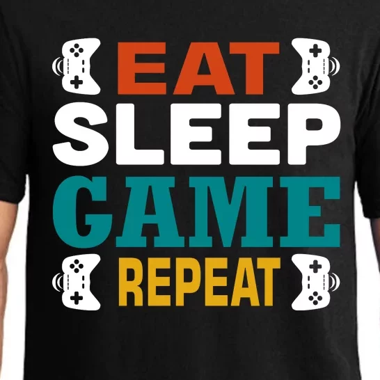 Eat Sleep Game Repeat Pajama Set