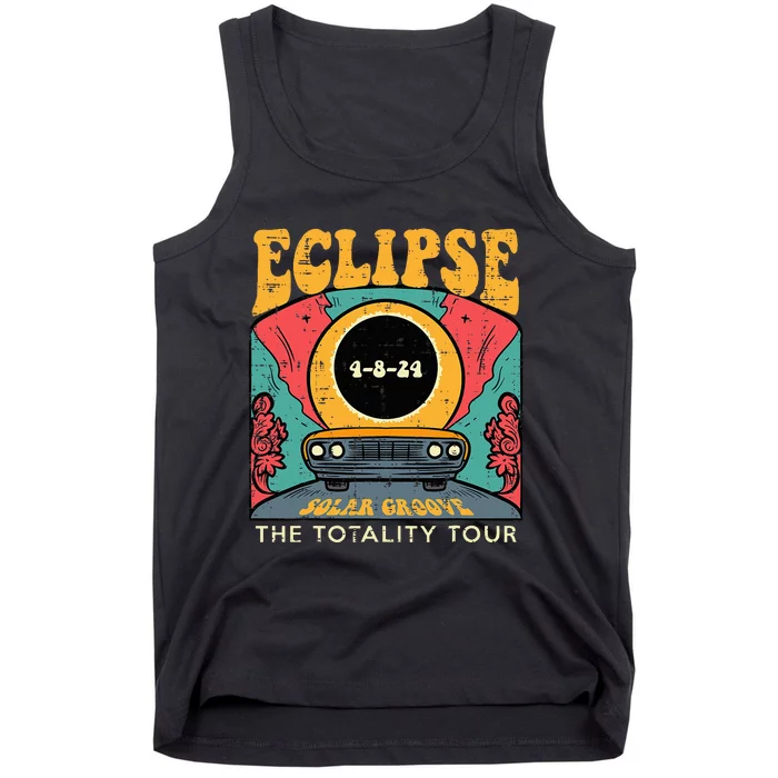 Eclipse Solar Groove Totality Retro 4.8.24 Tank Top