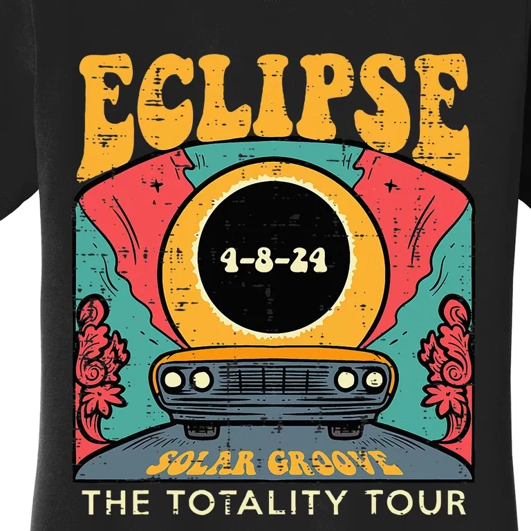 Eclipse Solar Groove Totality Retro 4.8.24 Women's T-Shirt