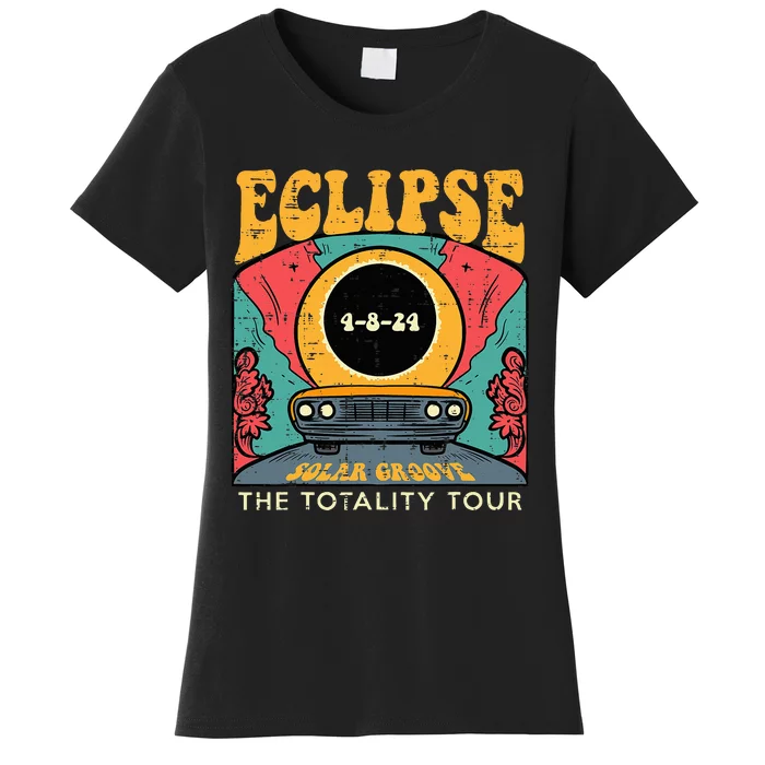 Eclipse Solar Groove Totality Retro 4.8.24 Women's T-Shirt