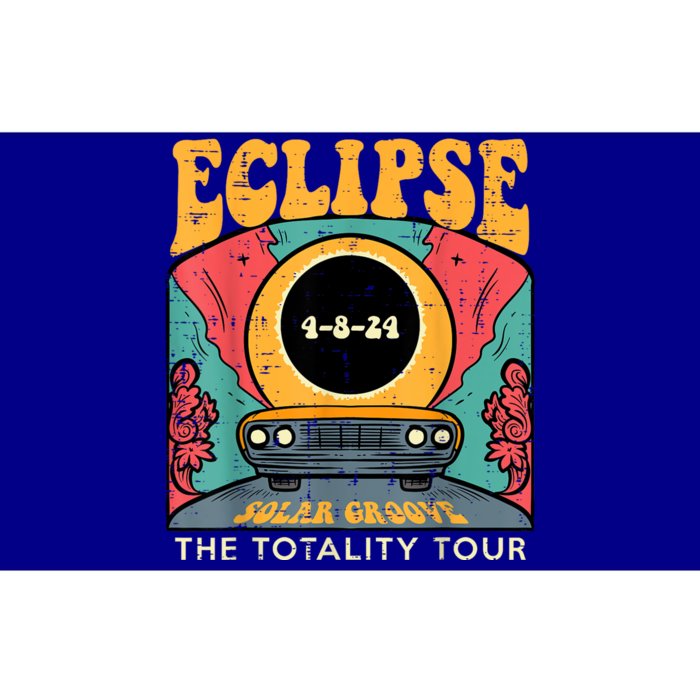 Eclipse Solar Groove Totality Retro 4.8.24 Bumper Sticker