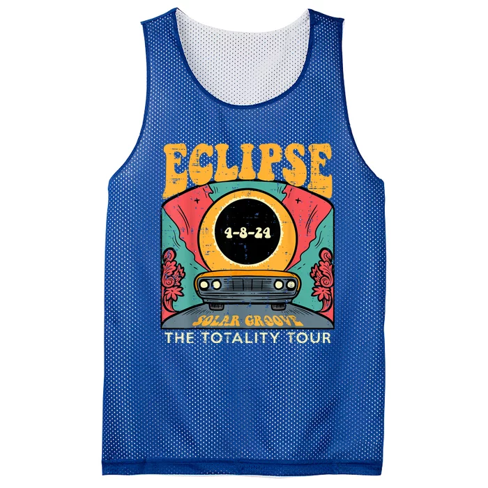 Eclipse Solar Groove Totality Retro 4.8.24 Mesh Reversible Basketball Jersey Tank