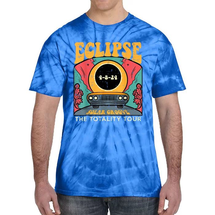 Eclipse Solar Groove Totality Retro 4.8.24 Tie-Dye T-Shirt