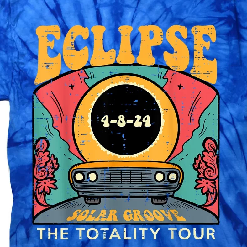 Eclipse Solar Groove Totality Retro 4.8.24 Tie-Dye T-Shirt