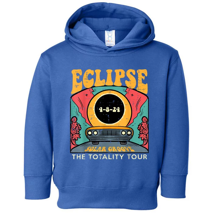 Eclipse Solar Groove Totality Retro 4.8.24 Toddler Hoodie