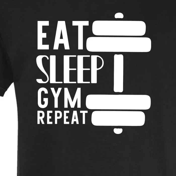 Eat Sleep Gym Repeat Garment-Dyed Heavyweight T-Shirt