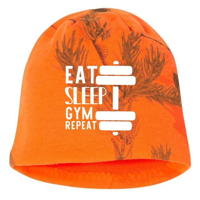 Eat Sleep Gym Repeat Kati - Camo Knit Beanie