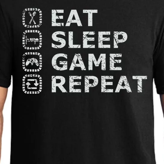 Eat Sleep Game Repeat Pajama Set