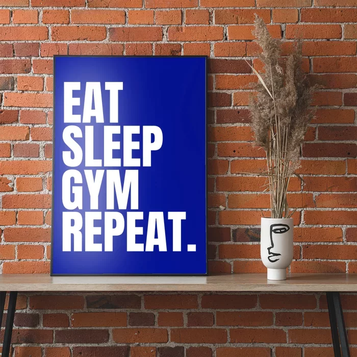 Eat Sleep Gym Repeat Gym Goer Sports Player Tee Cute Gift Poster