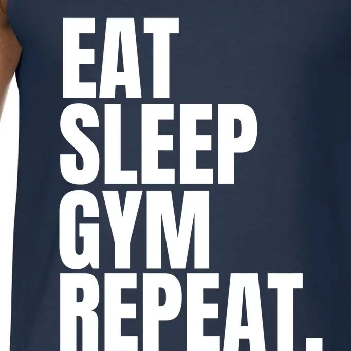 Eat Sleep Gym Repeat Gym Goer Sports Player Tee Cute Gift Comfort Colors® Tank Top