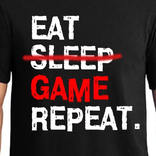 Eat Sleep Game Repeat Board Video Gamer Pajama Set