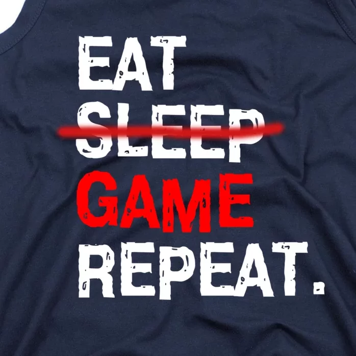 Eat Sleep Game Repeat Board Video Gamer Tank Top