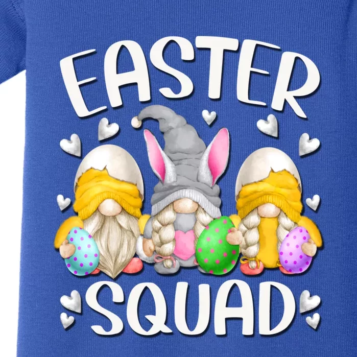 Easter Squad Gnomies For Bunny Mom With Funny Easter Gnomes Gift Baby Bodysuit