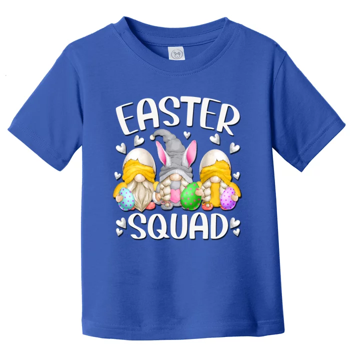 Easter Squad Gnomies For Bunny Mom With Funny Easter Gnomes Gift Toddler T-Shirt