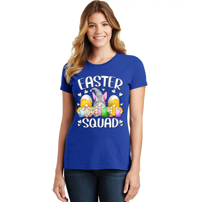 Easter Squad Gnomies For Bunny Mom With Funny Easter Gnomes Gift Women's T-Shirt