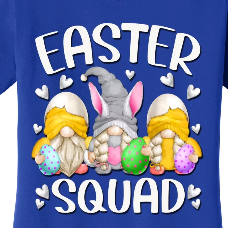 Easter Squad Gnomies For Bunny Mom With Funny Easter Gnomes Gift Women's T-Shirt